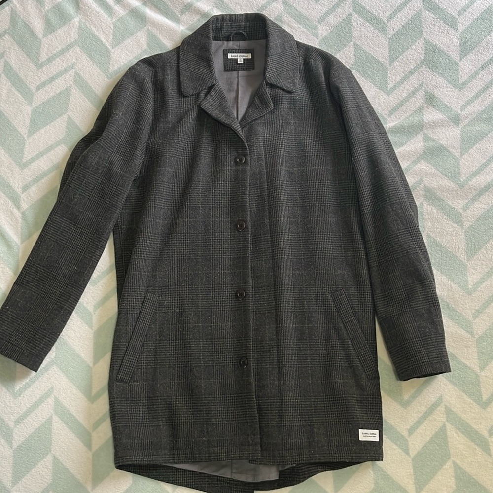 Wool Blend Coat- Banks Journal
